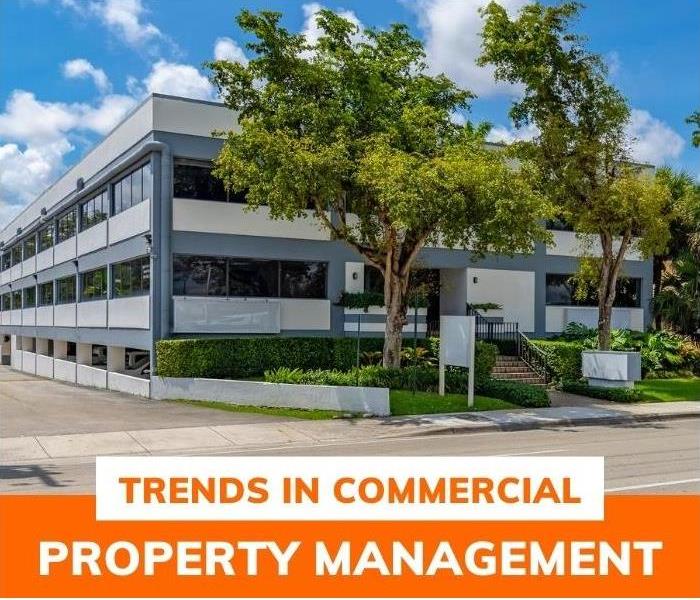 Trends in Commercial property management. A commercial building.